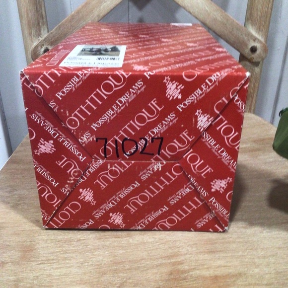 Possible Dreams Clothtique Rocking Horse Wishes Santa Christmas Figurine Decor - Picture 12 of 12